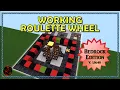 Roulette Wheel Redstone Tutorial for Minecraft Bedrock version 1 16 40