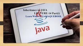 Inheritance in JAVA Lecture-14 Part i