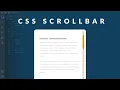 Create CUSTOM SCROLL BAR in CSS How to Customize Scrollbar