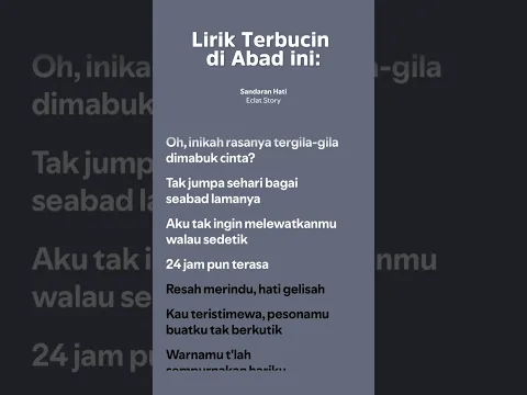 Lirik terbucin ini mah!! #Shorts