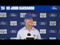 Coach John Harbaugh We re much further along than we were when we started New York Giants