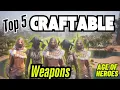 The only Craftable weapons worth getting Top 5 Craftable weapons - Conan Exiles Age of Heroes