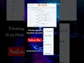 Day 19 26 Printing alphabets in python star pattern