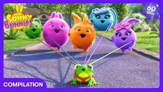 Sunny Bunnies - Mischievous Frog Escape! 🐸 | Kids Cartoons | WildBrain Zoo