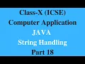 JAVA String Handling Part 18 Alphabetic Pattern