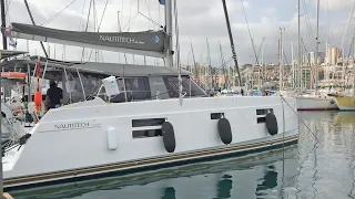 This brand new Nautitech 40 catamaran is sailing across the Atlantic… we meet her owner