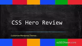 CSS Hero Review