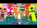 Download Lagu Squid Game 3 ( 오징어 게임 3): Mingle Game Song Round and Round | Jumping Sprunki Shape Challenge