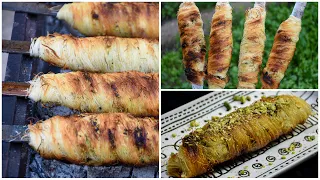 كنافة بشيش الكباب مشوية عالفحم على الطريقة التركية طعم يفوق الوصف دندنها