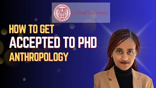 How To Get Into P in Anthropology P Cornell University