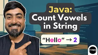 Java Program to Count Vowels in a String