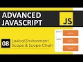 JavaScript Tutorial 8 Lexical Environment Scope Scope Chain Advanced JavaScript