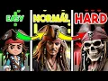 10 Levels of He's a Pirate | VERY EASY to EXTREMELY HARD | @akmigone