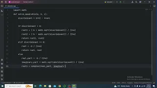Solving Quadratic Equations with Python Easy Quick