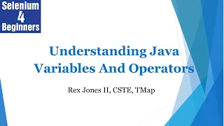 Understanding Java Variables Operators 9