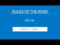 5 - TRAFFIC LANES