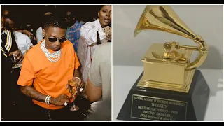 wizkid receives grammy plaque childhood memories throwback teatime