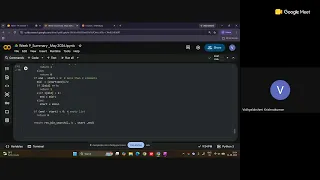Week 9 - TA session summary