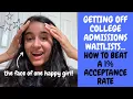 HOW I GOT OFF THE GEORGETOWN WAITLIST - tips and tricks to stand out on a college waitlist