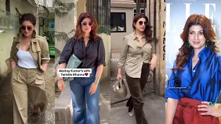 twinkle khanna instagram hot reels edit cleavage show bollywood actress hot vertical trending