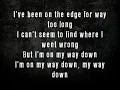 Fame On Fire - Down (Lyrics)