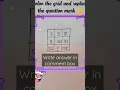 Solve the grid