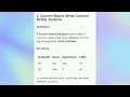CP25C02 UNIT 6 Key-value Stores Column-Based or Wide ColumnNOSQL Systems NOSQL Graph Databases