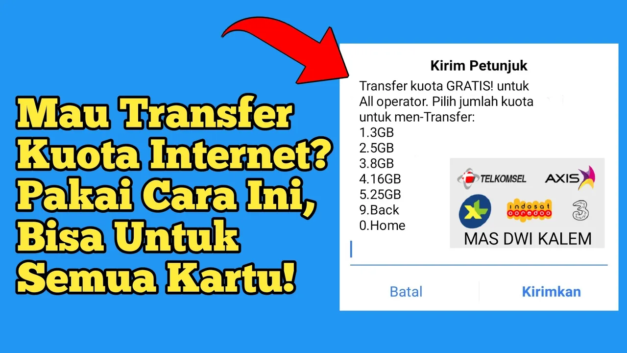 Terbaru! Cara Bagi Pulsa XL ke Sesama XL / Axis Hanya 1 Menit!