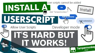 How to install a Userscript in Chrome Tampermonkey
