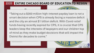 City leaders react to resignation of Chicago Board of Education