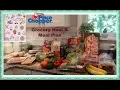 Price Chopper Weekly Grocery Haul Meal Plan for the week