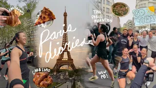 paris diaries 🇨🇵 | carb load 🥐, bad body image, injuries, how I fuel, my marathon mindset & recap