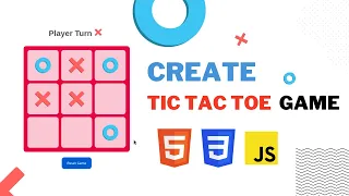 Make A Tic Tac Toe Game Tic Tac Toe game using HTML CSS and Javascript Hindi