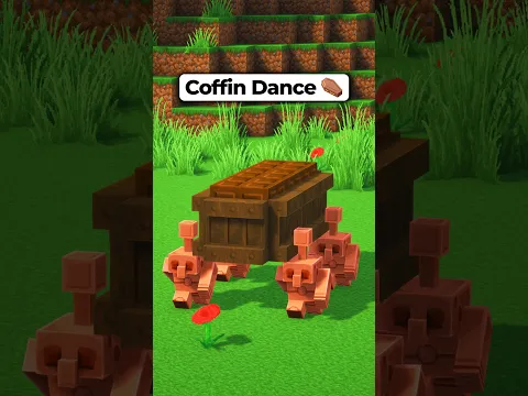 Minecraft Copper Golem Coffin Dance ⚰️