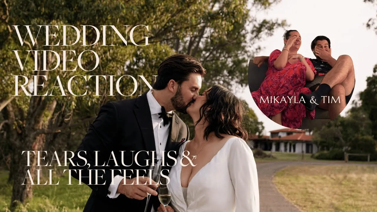Mikayla & Tim - Wedding Video Reaction - Tears, Laughs & All the Feels
