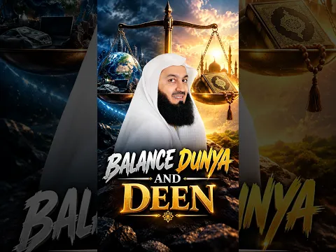 Balance Dunya and Deen #muftimenk #motivation #faith #allah #business #respect