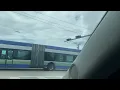 Miami Dade transit 2025 Newflyer electric articulated bus on route 77 BusFilmer771