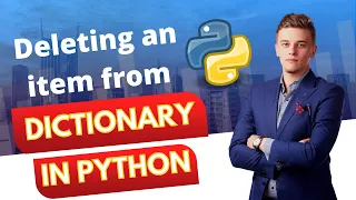 Python Tutorial deleting an item from dictionary remove an item from dictionary py