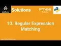 LeetCode Solutions Python Regular Expression Matching
