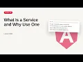 Angular - Web development basic Series What Is a Service and Why Use One