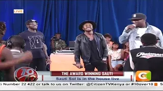 the award winning sauti sol perform their new hit song friendzone on 10over10