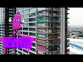 EXCLUSIVE FOOTAGE Downtown Los Angeles Graffiti Skyscrapers aka Tagger Towers at Oceanwide Plaza