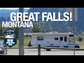 I made it to Great Falls Montana and explored