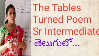 Download The Tables Turned Poem Sr Intermediate MP3