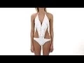 Swim Systems Dreamcatcher White Flutter Monokini SwimOutlet com