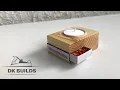 Easiest DIY Woodworking Gift Idea 40 Candle Holders from a Single 2x4