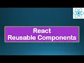 React JS Tutorial - React Reusable Components Lesson