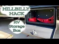 HILLBILLY HACK RV Storage Box Install Rock Solid
