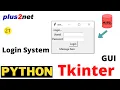DEMO of Tkinter login system with registration listing and deleting user login using MySQL table
