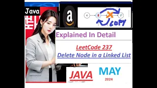 Delete Node in a Linked List LeetCode 237 Interview Question Java Solution Developer Coder